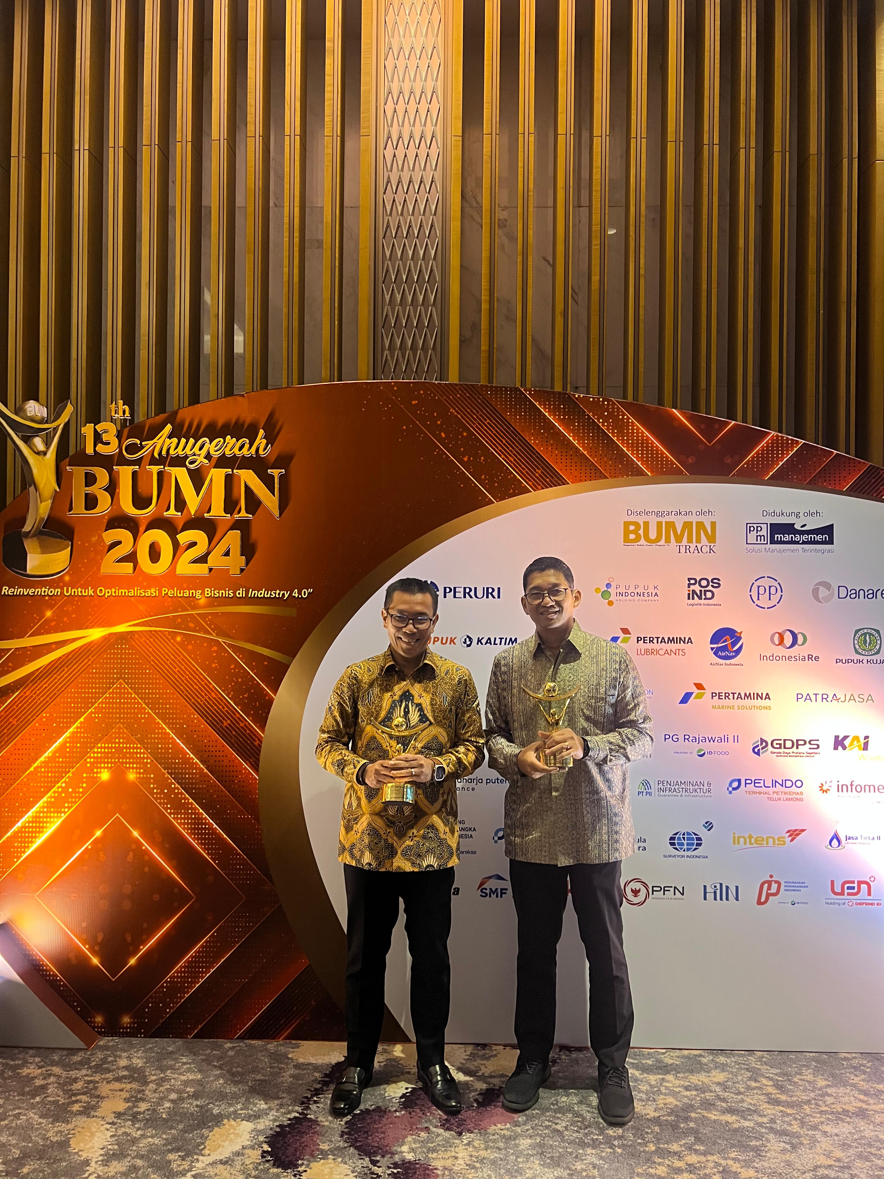 Telin Secured Double Executive Victories at 13th Anugerah BUMN Awards 2024